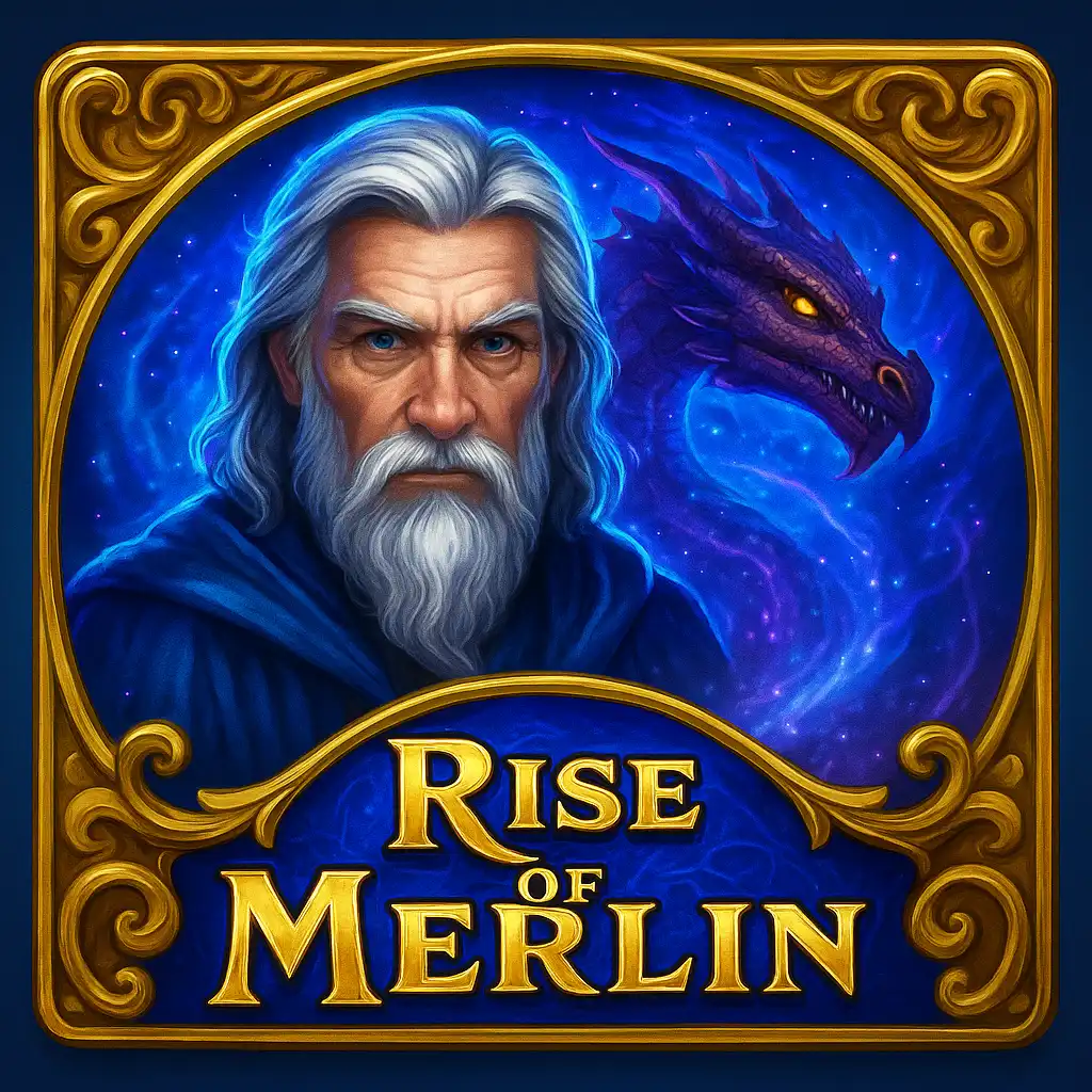 Rise of Merlin slot game artwork